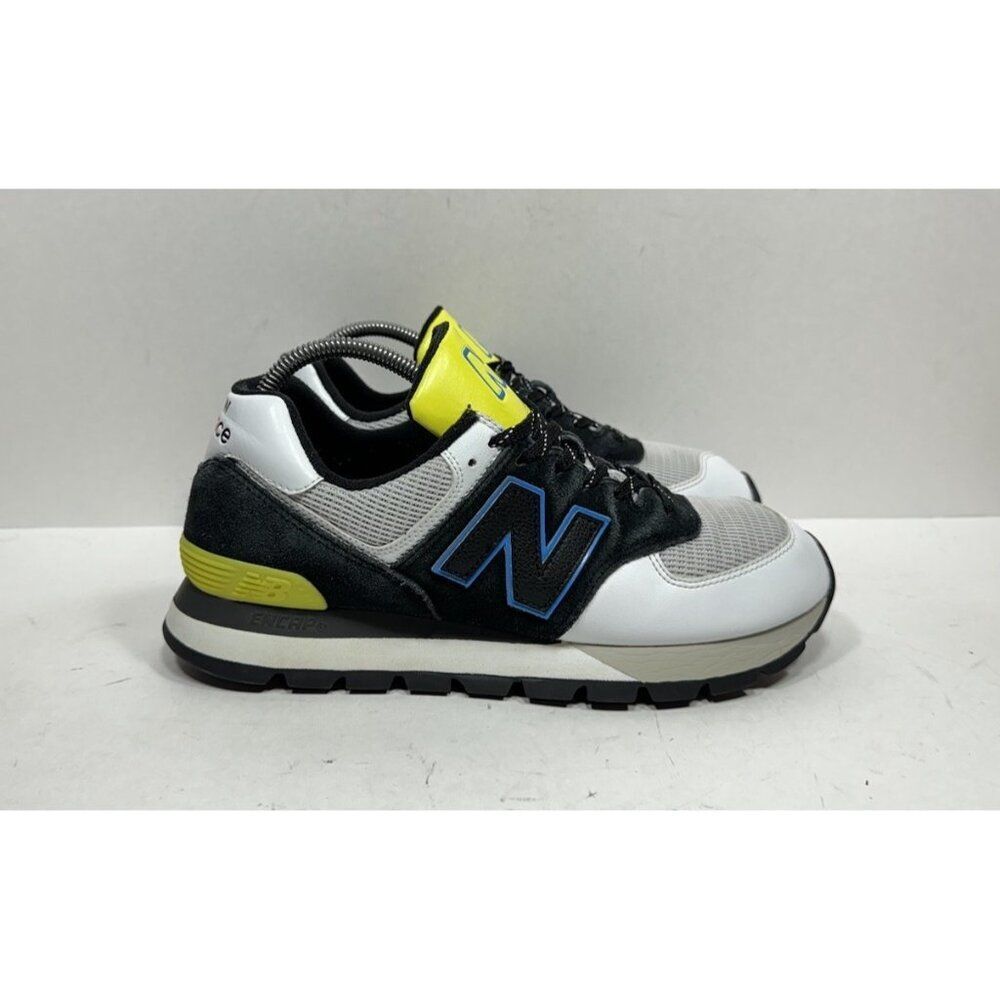New Balance 574 Rugged Casual Shoes‎ Black White Helium ML574DNI Men’s Size 9.5